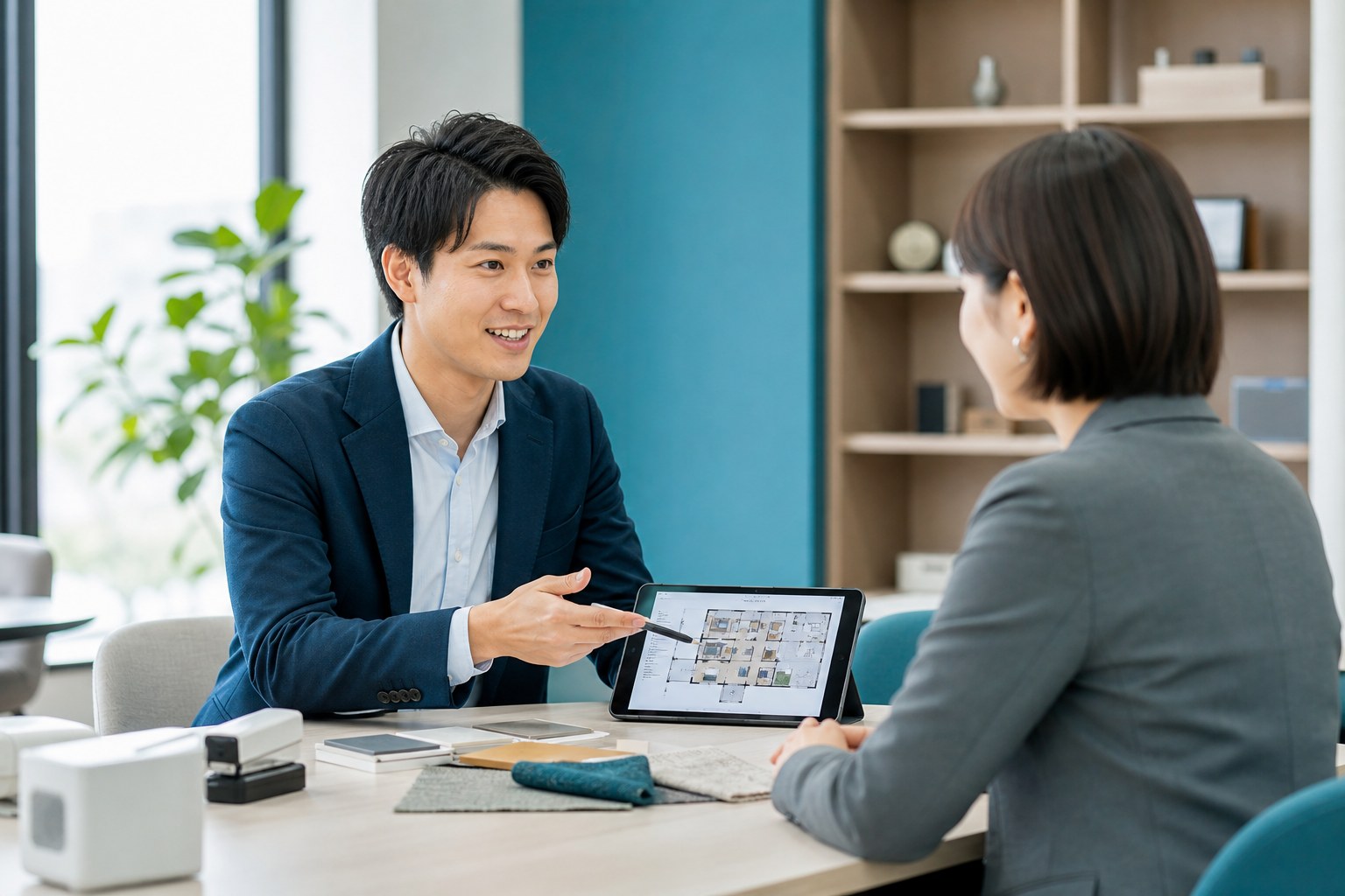 パートナー企業との商談風景